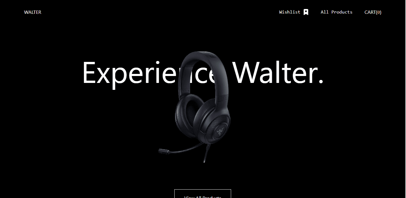 Walter - Modern web application